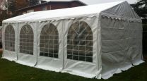 Professionele Partytent PVC 3x8x2,6 mtr in Wit