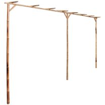  Pergola bamboe 385x40x205 cm
