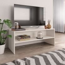  Tv-meubel 100x40x40 cm spaanplaat wit