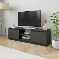  Tv-meubel 120x30x35,5 cm bewerkt hout grijs