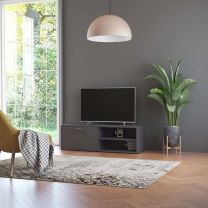  Tv-meubel 120x34x37 cm bewerkt hout grijs