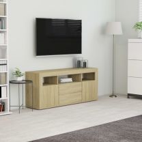  Tv-meubel 120x30x50 cm spaanplaat sonoma eikenkleurig