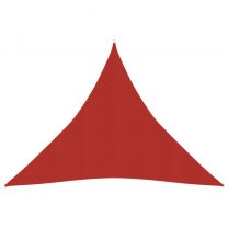  Zonnezeil 160 g/m 4,5x4,5x4,5 m HDPE rood