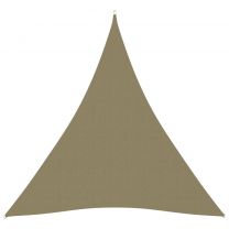  Zonnescherm driehoekig 5x6x6 m oxford stof beige