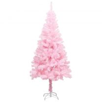  Kunstkerstboom met standaard 120 cm PVC roze