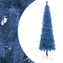  Kerstboom smal 180 cm blauw