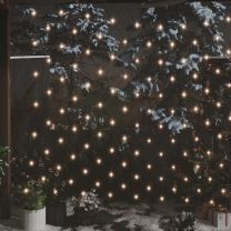  Kerstnetverlichting 306 LED's binnen en buiten 3x3 m warmwit