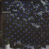  Kerstnetverlichting 544 LED's binnen en buiten 4x4 m blauw