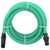  Zuigslang met PVC koppelingen 4 m 22 mm groen