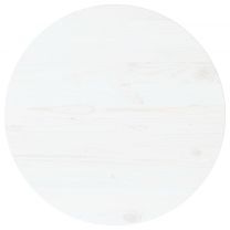  Tafelblad 70x2,5 cm massief grenenhout wit