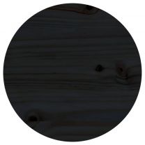  Tafelblad 30x2,5 cm massief grenenhout zwart
