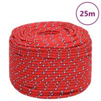  Boottouw 6 mm 25 m polypropyleen rood