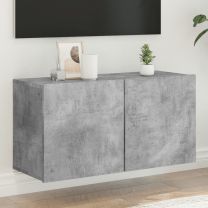  Tv-meubel wandgemonteerd 80x30x41 cm betongrijs