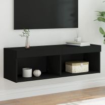  Tv-meubel met LED-verlichting 100x30x30 cm zwart