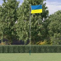  Vlag Oekrane met messing oogjes 90x150 cm