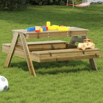  Picknicktafel voor kinderen 88x97x52 cm gempregneerd hout
