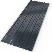 Metalen profielplaten voor dak of wandmontage grijs , set 12 stuks