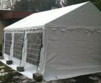 Classic Plus Partytent PVC 5x6x2 mtr in Wit