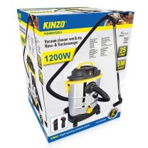 Kinzo nat / droog stofzuiger 1200 Watt