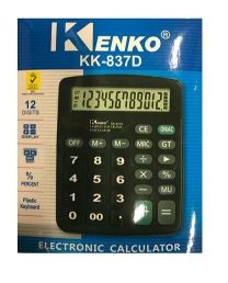 Rekenmachine Kenko 13x10cm KK837D. Digitaal