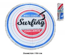 Strandlaken Rond katoen - diameter 150cm - SURFING