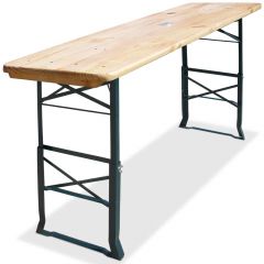 Biertent tafel 170x50x75-105cm in hoogte verstelbaar