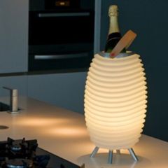 Lamp Kooduu Synergy 35 Pro - Bluetooth Speaker - LED Lamp - Wijnkoeler - te koppelen met 100 modellen